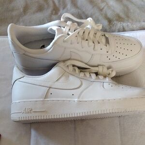 White Nike Air Force 1 Sneakers